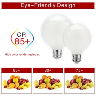 Got Liang Edison หลอด LED E27 5W A60 ST64 G80 G95 G125 หลอดไฟแก้วมิลค์กี้ 110V 220V หลอดไฟลูกโลก เย็น / วอร์มไวท์ โคมไฟ LED