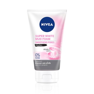 NIVEA ซุปเปอร์ ไวท์ มัด โฟม  100 กรัม