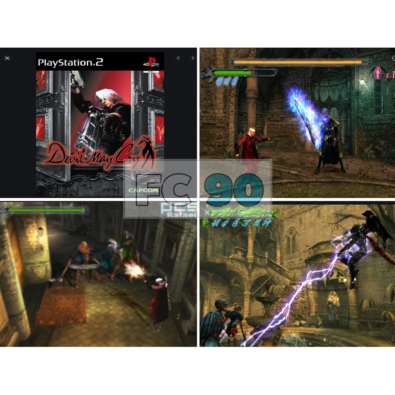 เกมเดวิลเมคราย Devil May Cry [PS2] ภาคแรก แผ่นแท้ ญี่ปุ่น มือสอง สภาพดี มีกล่องและคู่มือ สำหรับเครื่องเกมเพลย์เสตชั่น2