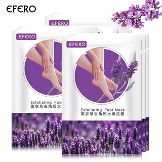 พร้อมส่งจากไทย! EFERO มาร์กเท้า มาส์คเท้า มาร์กลอกเท้าแตก  ของแท้ 100% (ถุงหนาและยาวกว่ารุ่น Classic))