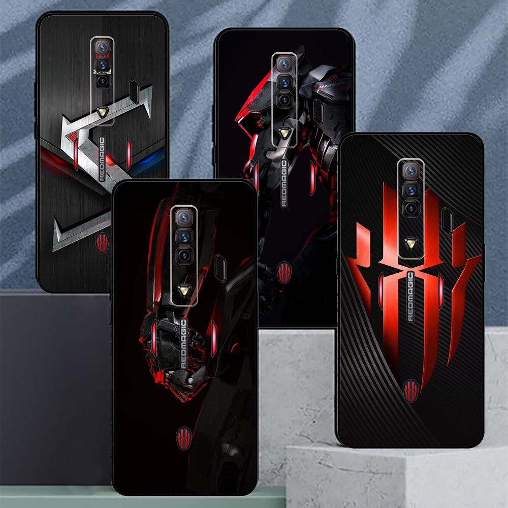 สําหรับ Red Magic 7 NX679J Slim Soft TPU Matte กันกระแทกสําหรับ ZTE Nubia Red Magic 7 เกราะป้องกันสํ