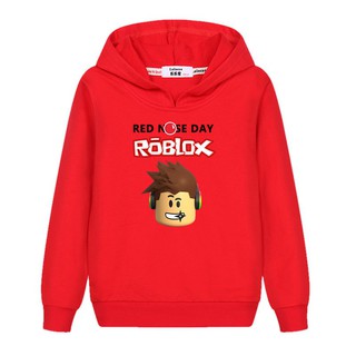 เสื้อแจ็คเก็ตมีฮู้ด ลาย ROBLOX สำหรับเด็กผู้ชาย 3-14 ปี