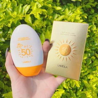 Lameila 3053 ครีมกันแดด ป้องรังสียูวี ลดความหมองคล้ำ ผิวชุ่มชื้นกระจ่างใส เนื้อนุ่ม ทาง่าย กันน้ำกันเหงื่อ SPF50 PA+++
