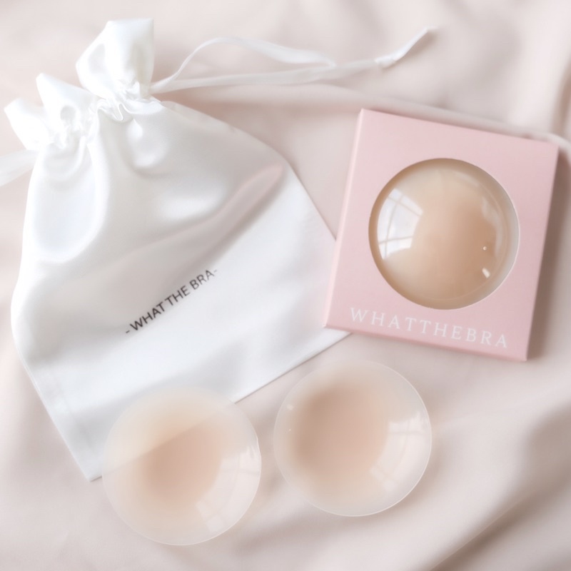 [Whatthebra] Nipple No More Glue ที่ปิดจุกซิลิโคนเนื้อเนียน เนียนเรียบเข้ากับสีผิว (รุ่นไร้กาว / สูญญากาศ)