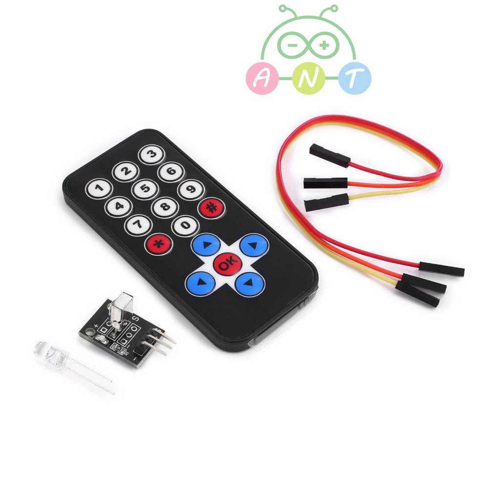 พร้อมส่ง-IR Remote control kit remote control robot remote control module