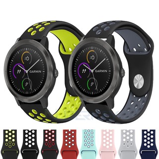 สายคล้องคอซิลิโคนอ่อนสำหรับ Garmin Vivoactive 3 Smart Watch