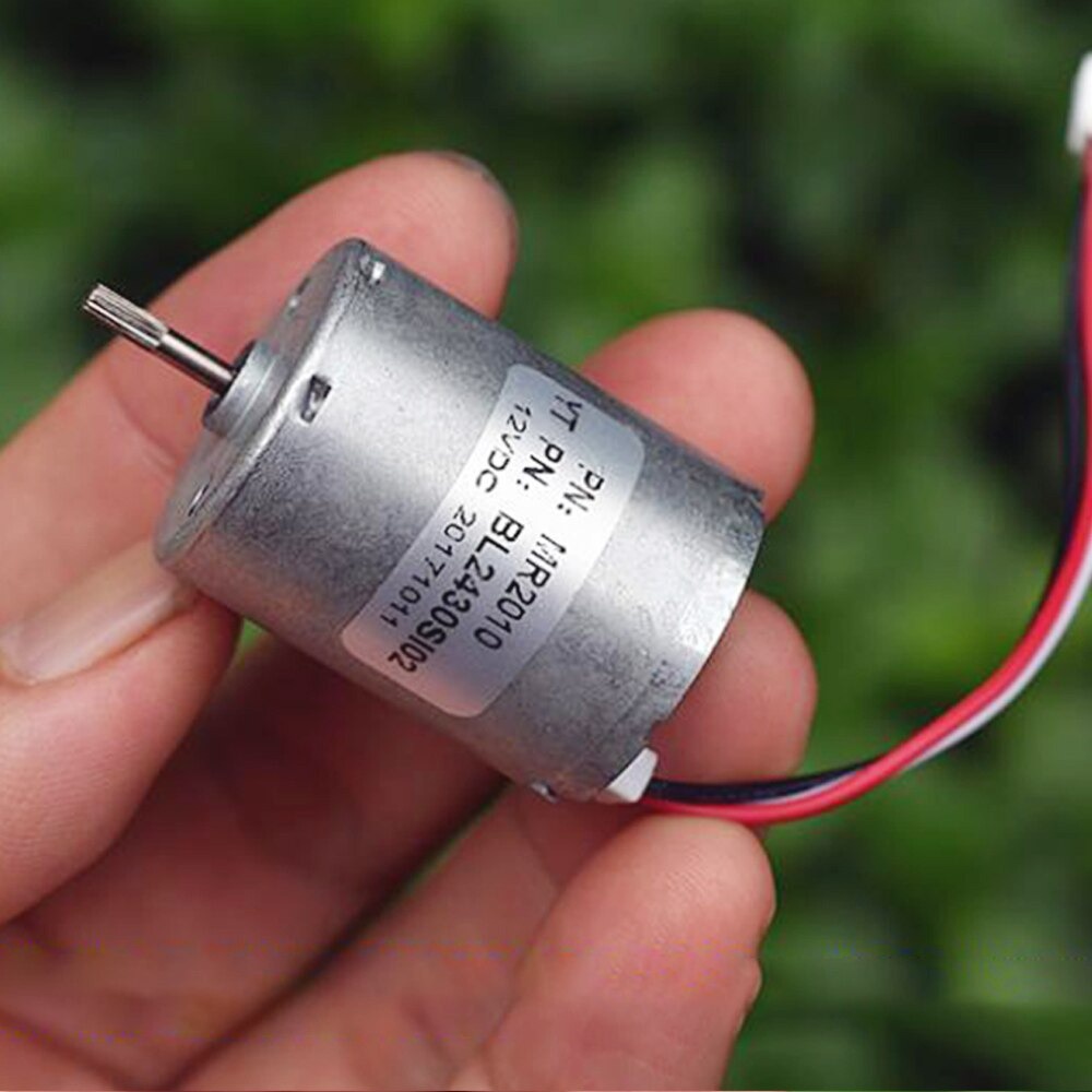 Micro 370 3-phase Brushless Electric Motor DC 12V 12000RPM BLDC Inner Rotor Quiet High Torque Long Life DIY RC Car Acces