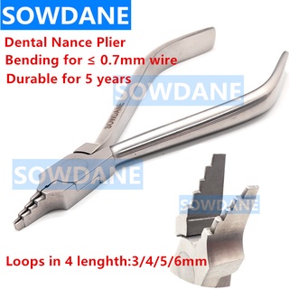 Dental Lab Laboratory Wire Loop Forming Bending Plier Nance Plier Stainless Steel Dental Tool( Maximum for wire diameter