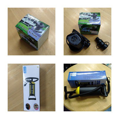 ที่สูบลม สูบลม มือ ไฟฟ้า ห่วงยาง แพยาง สระน้ำ ทะเล ปั๊มลม Pump, air pump, electric hand pump, rubber