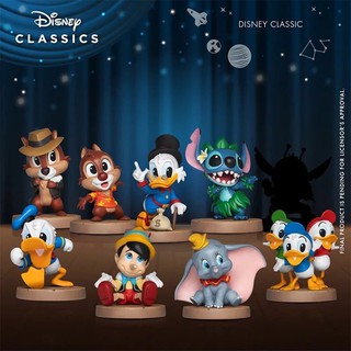 *เลือกแบบได้* Disney Classics - Blind Box (Chip Dale Stitch Pinocchio Dumbo) ดิสนี่ย์ ชิปเดล ดัมโบ้ สติช