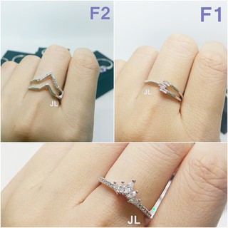 New แหวนเพชร CZ รุ่น Fancius Ring