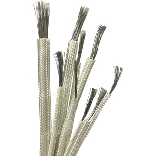 [ 1 เมตร ] AGPR 2.5 mm² Fiberglass Braided Silicone Wire สายทนความร้อน สายฮีทเตอร์ ทนความร้อน สายไฟทนความร้อน Heater ...