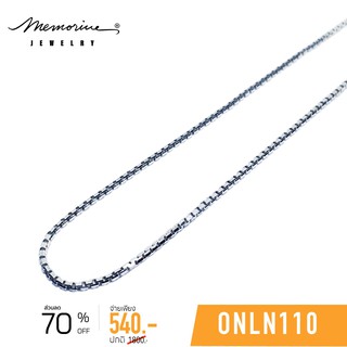 Memorine Jewelry สร้อยคอเงินแท้ 925 สไตล์อิตาลี (S) : ONLN110