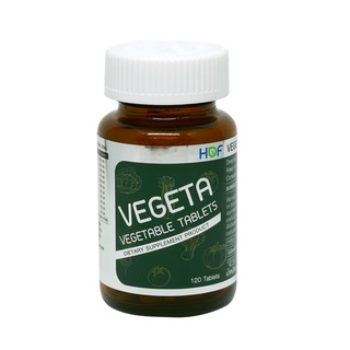 HOF VEGETA Vegetable Tablets 120เม็ด เวเจต้า ผักอัดเม็ด ผักโครงการหลวง