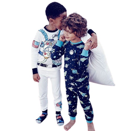 4.4 heybaby PASSWORD PLANET OREO PAJAMA Set 1 - 7 ปีเสื้อผ้าเด็กคุณภาพ