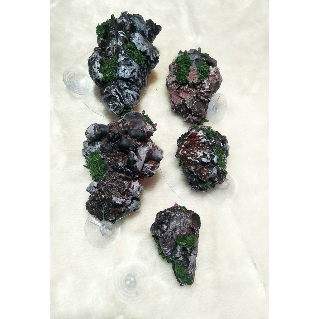 อุปกรณ์แต่งตู้ปลา ภูเขาหินลอยกลางน้ำ หินลอยน้ - รูปที่ 2