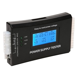 Power Supply TEST ตัวทดสอบพาวเวอร์ซัพพลายคอมพิวเตอร์ 24P 8P 6P ATX Molex SATA