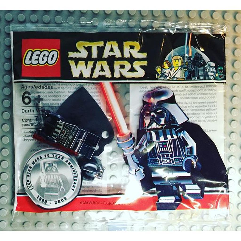 เลโก้ สตาร์วอร์ minifigure Darth Vader Chrome