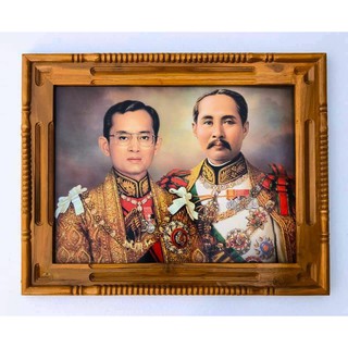 กรอบไม้สักทองไม้สักแท้ใส่ภาพมงคลขนาดภาพ15X20นิ้วขนาดรวมกรอบ20x25นิ้ว