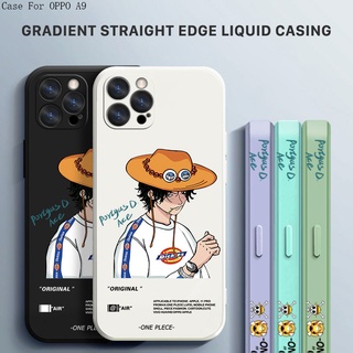 OPPO A9 A5 2020 A3S A5S A7 A12 A12E A31 A53 A33 ออปโป้ สำหรับ Case Anime Straw Hat Kid เคส เคสโทรศัพท์ เคสมือถือ