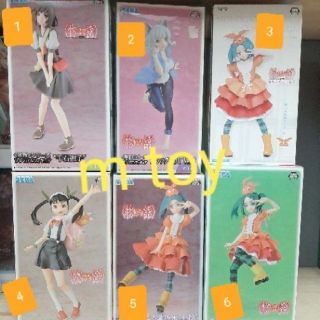 ฟิกเกอร์แท้ JP Sega  - Monogatari , bakemonogatari Series - Black Hanekawa , Mayoi , Yotsugi