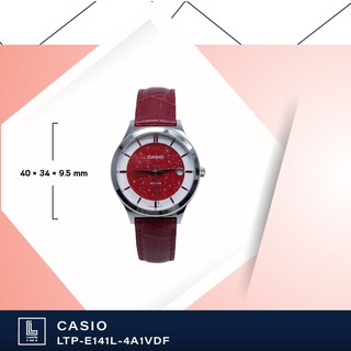 นาฬิกาข้อมือ casio รุ่น LTP-E141L-4A2VDF , LTP-E141L-4A1VDF