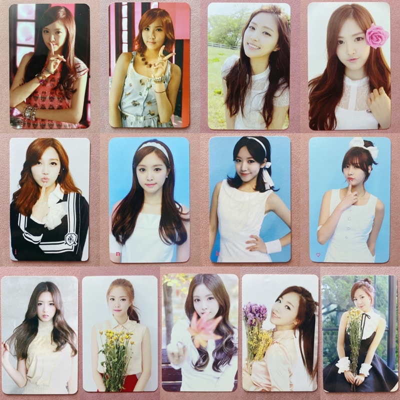 Apink Bomi Eunji Naeun Yookyung Namjoo Hayoung Official Photocard - Une Anene Pink Blossom Pink Luv