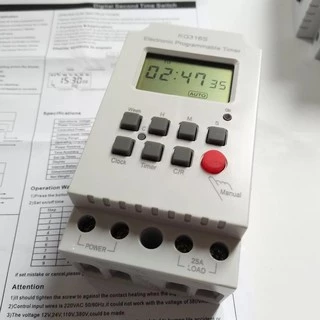 SINOTIMER 220V 30A เครื่องตั้งเวลา เปิด-ปิด อัตโนมัติ 7 วัน 24 ชั่วโมง ความละเอียด 1 วินาที TIMER TM630S