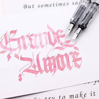 ปากกาเขียนตัวอักษร Duckbill Gothic ปากกาหมึกซึม สำหรับคัดลายมือ 1ชิ้น