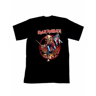 เสื้อยืดลาย Iron Maiden The Trooper  -งานสกรีน Handmade