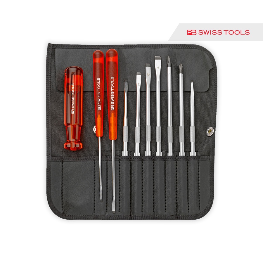 PB SWISS TOOLS ไขควงชุด PB 215 L25 *รุ่นใหม่ - Screwdrivers Set with Interchangeable blade PB 215 L2