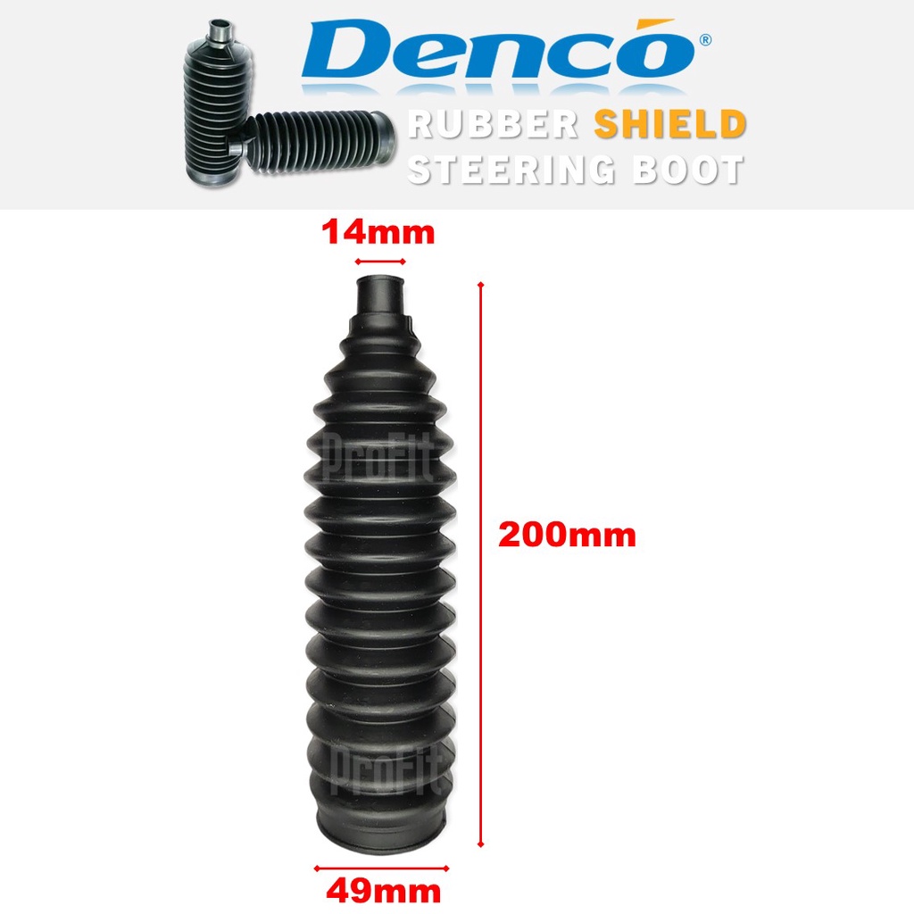 Toyota Vios NCP42 / Wish ANE10 ANE11 ZNE10 ZNE11 / Altis ZZE121 ZZE122 / 14-49mm Denco Steering Boot
