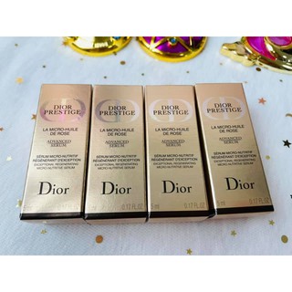 [ของแท้] Dior Prestige La Micro-Huile De Rose Advanced Serum 5ml
