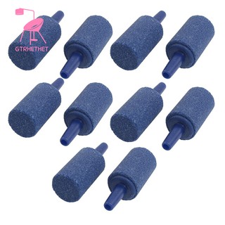 💮10PCS 14.5mm x 25mm Mineral Bubble Release Aquarium Air Stone Airstone Blue