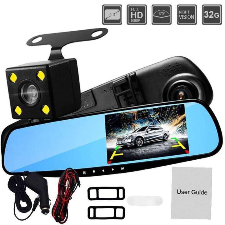 Morui Car Cameras Car Dash Cam Mirror Car Video Recorder