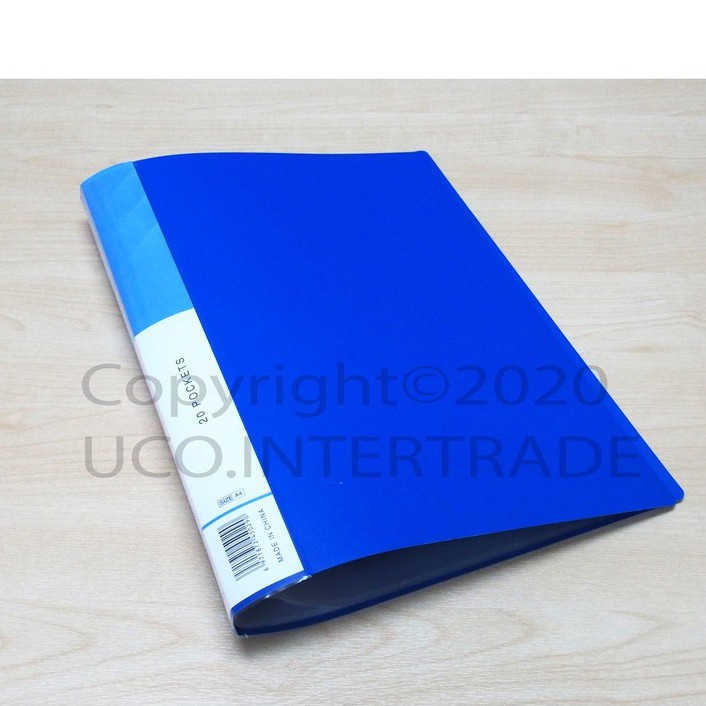 แฟ้มโชว์เอกสารปกแข็ง ทึบ A4 20 ซอง 5 สี แข็งแรง กันรอย ซองในใส่เอกสารได้ 3-5แผ่นต่อซอง ไม่ต้องกลัวยับ