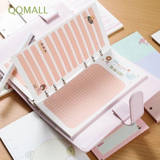 Qqmall ไส้กระดาษโน้ตบุ๊ก A5 A6 รายสัปดาห์ รายเดือน สําหรับนักเรียน 40 แผ่น