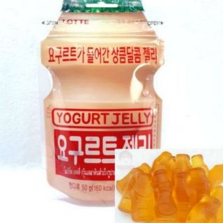 Yogurt jelly เยลลี่ยาคูลท์ จากเกาหลี เยลลี่ LOTTE  ขนาด50g.(ฉลากไทย)