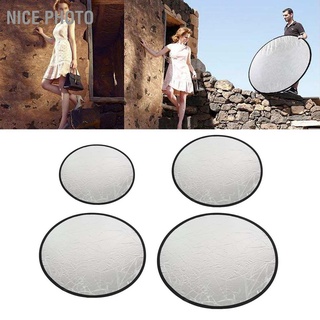 Nice photo Silver Gold 2 In 1 Reflector Portable Mini Round Light for Photography Photo Lighting