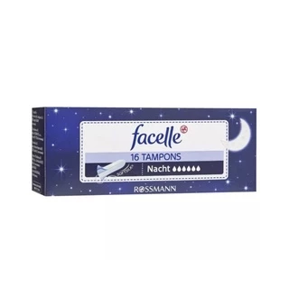 Facelle ผ้าอนามัยแบบสอด นำเข้าจากเยอรมันนี 10 ชิ้น/ถุง Tampons Soft
