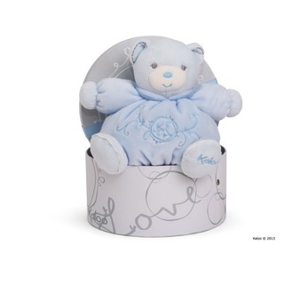 Kaloo ตุ๊กตาหมี  PERLE - SMALL CHUBBY BEAR BLUE สีฟ้า