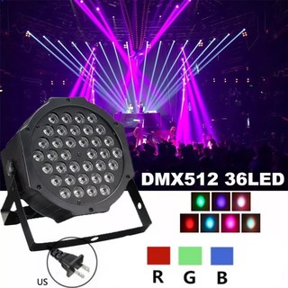 ไฟพาร์ ไฟดิสโก้ 💥ไฟพาร์LED PAR LED36 LED PARTY ไฟเธค //36 LED Flat Stage Light