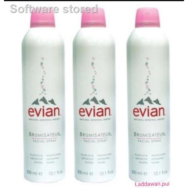 การเคลื่อนไหว50%✚ஐ🌼Evian facial spray  300ml. สเปรย์น้ำแร่เอเวียง🌼ของแท้ 💯% น้ำแร่เอเวียง Evian น้ำแร่ สเปรย์น้ําแร่