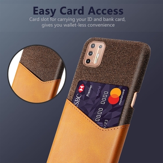 Motorola Moto G9 Plus Play G8 G7 Power G6 G5S Luxury Leather Card Slot Shockproof Business Wallet Hybrid Slim Case Cover