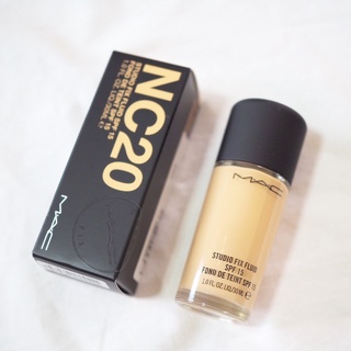 ส่งฟรี Mac studio fix fluid spf15 30ml รองพื้น NC15 NC20 NC25 NC30 NC35 AUG02