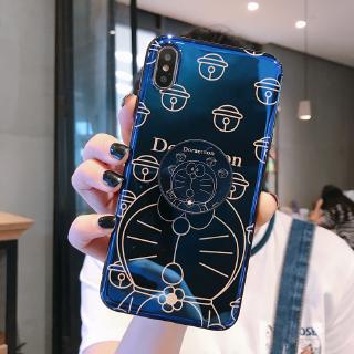 เคสลายโดราเอมอนน่ารักเคสโทรศัพท์มือถือลายการ์ตูนสําหรับ Oppo A94 A74 A54 A15 A15s A93 A73 A53 A92 A52 A91 A31 A9 A5 2020 A7 A5s A12 A3s A1K A83 A71 A57 A39 A37