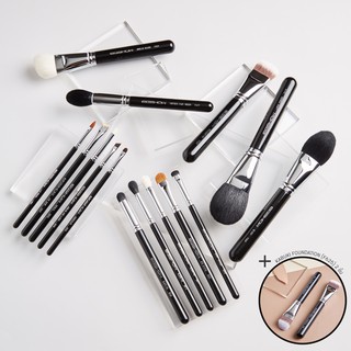 แปรงแต่งหน้า 17 ชิ้น EIGSHOW MAKEUP ARTIST PROFESSIONAL BRUSH SET (17 PCS) สี BRIGHT SILVER