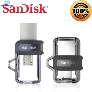 SanDisk 128GB 256BG 512GB 1TB 2TB ไดรฟ์คู่ OTG USB แฟลชไดรฟ์ thumbdrive แฟลชไดรฟ์ USB Stick Memory Stick ปากกาไดรฟ์สำหรับ iPhone Android พีซี cr3c