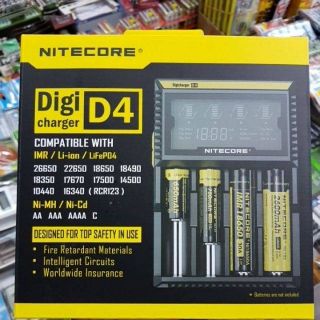 เครื่องชาร์จNitecore  D4 หน้าจอดิจิตอล