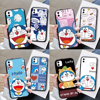 เคสโทรศัพท์มือถือ VIVO Y11 Y19 Y20 Y20i Y20S Y30 Y50 การ์ตูนซิลิโคนนุ่มด้านสี โดเรม่อน